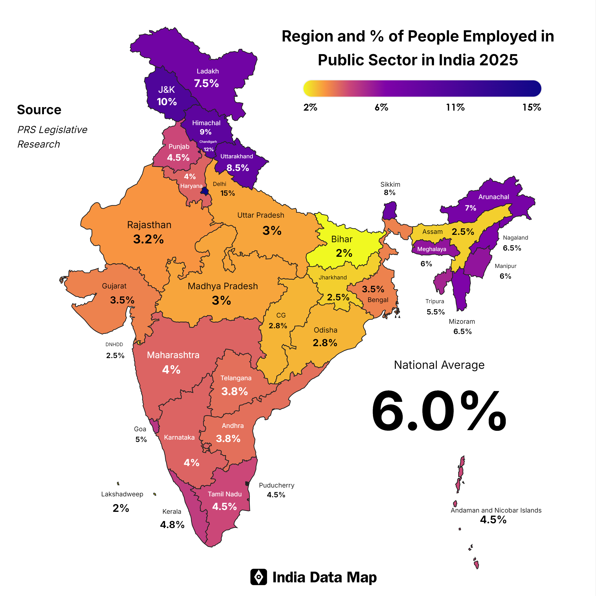 Public Sector Employment in India: A Regional Breakdown