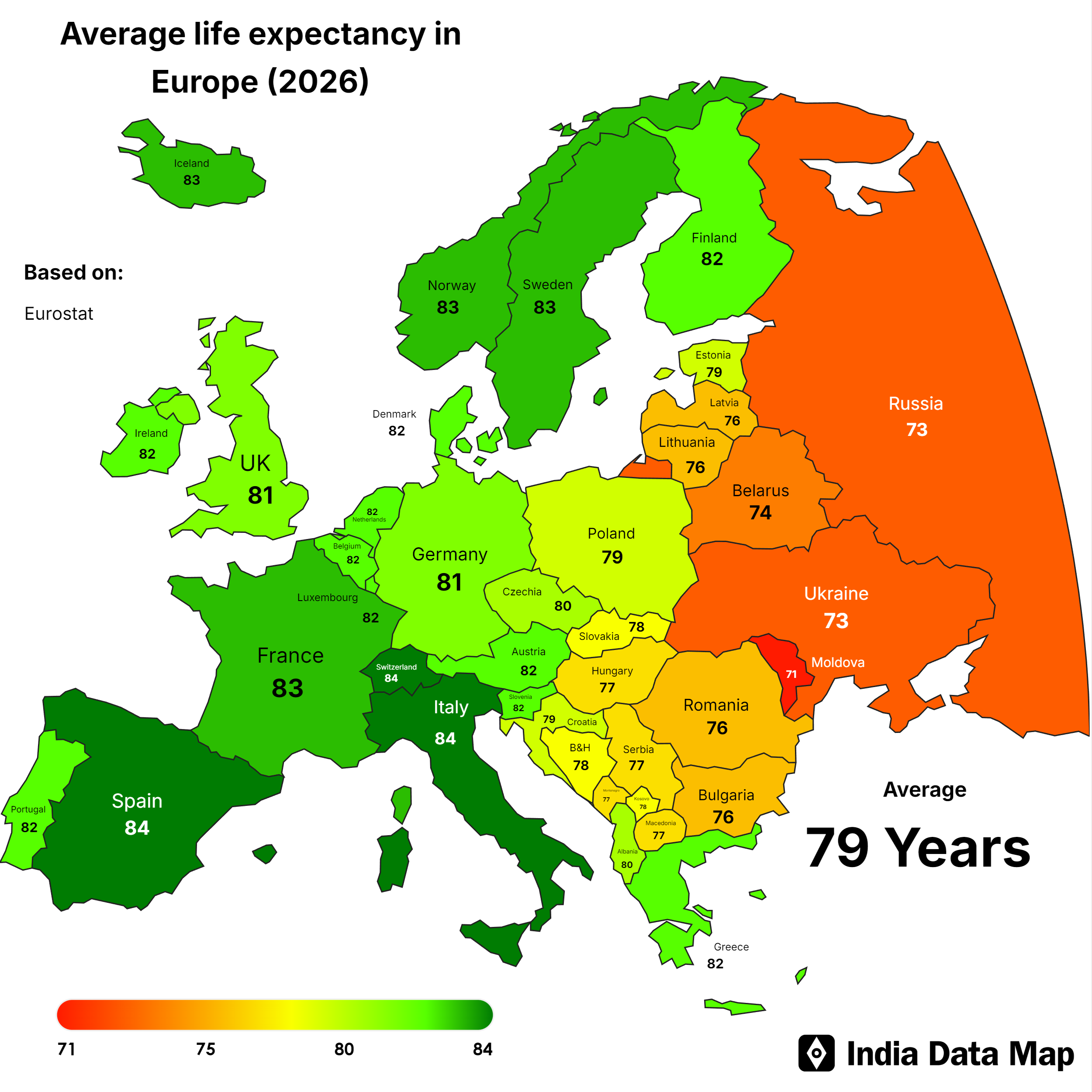 The Longevity Gap: New 2026 Data Reveals the European Nations Living ...
