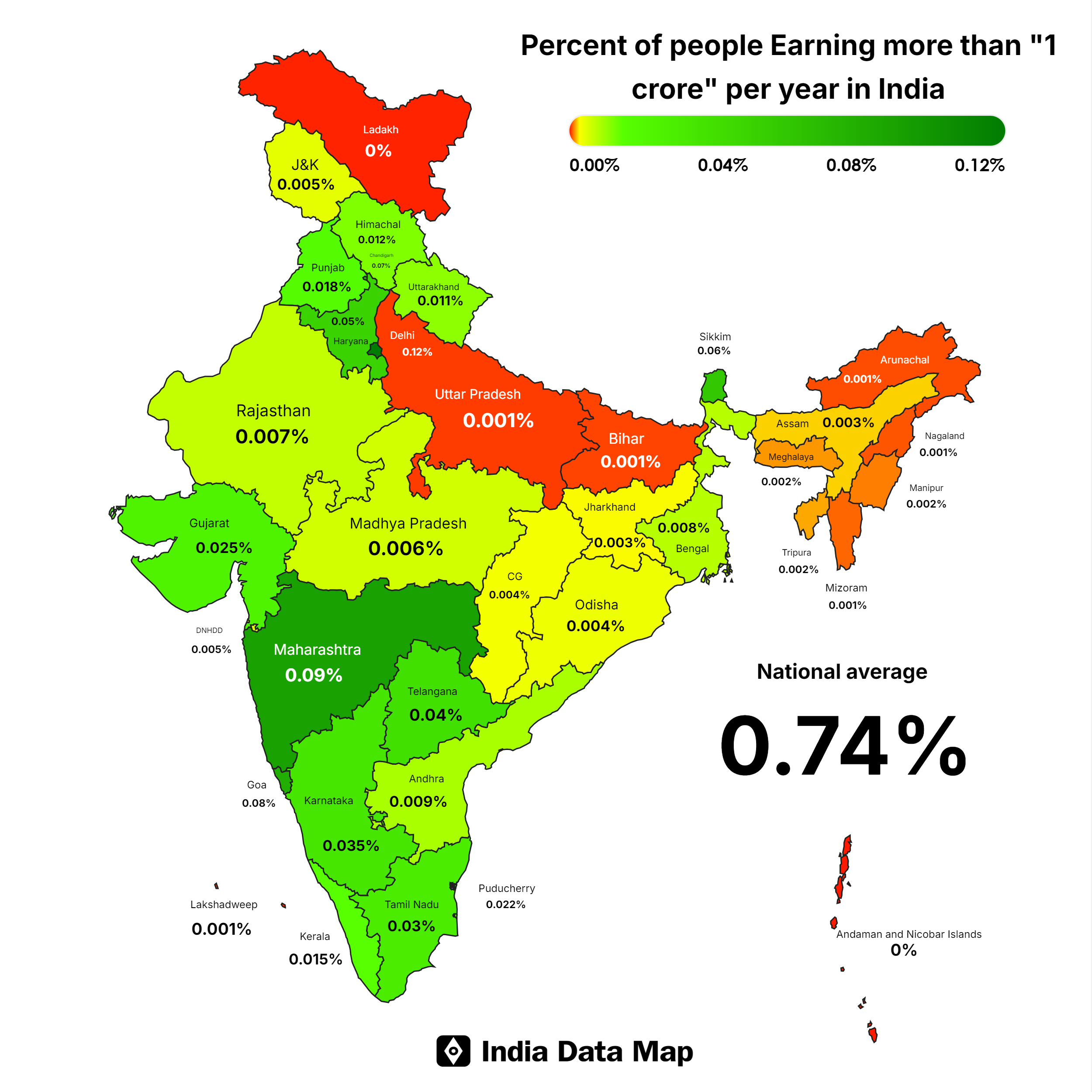 Wealth Distribution in India: 2026 Rankings of States